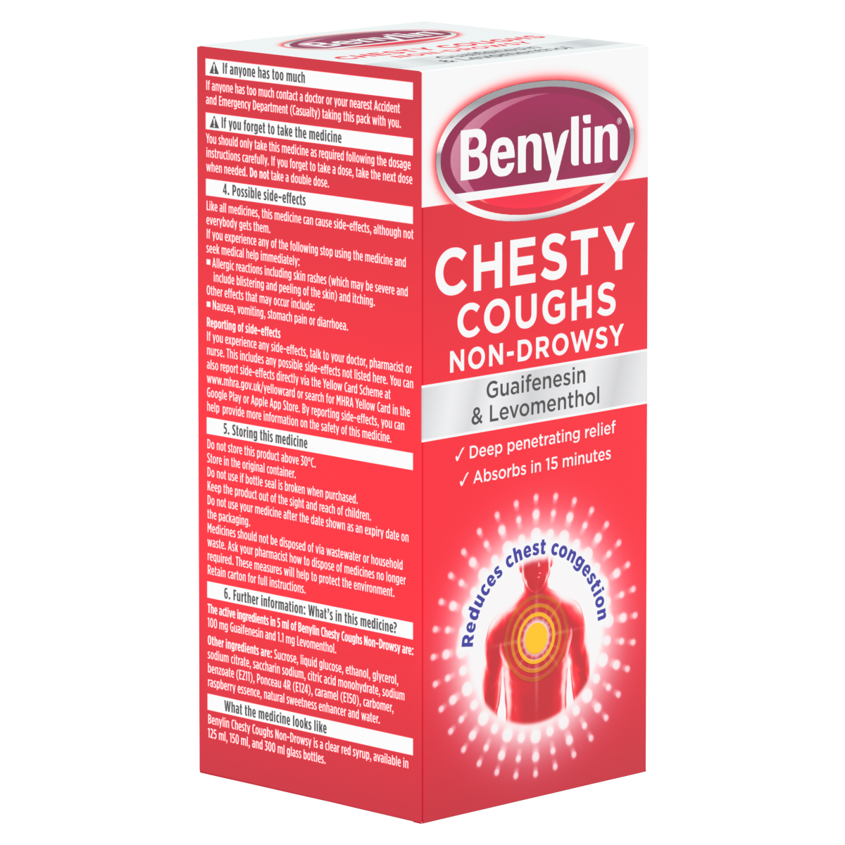 Benylin Chesty Coughs Non-Drowsy Syrup 150ml
