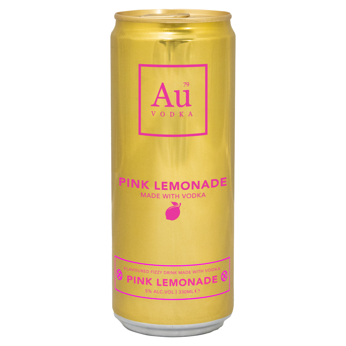 Au Vodka Pink Lemonade 330ml