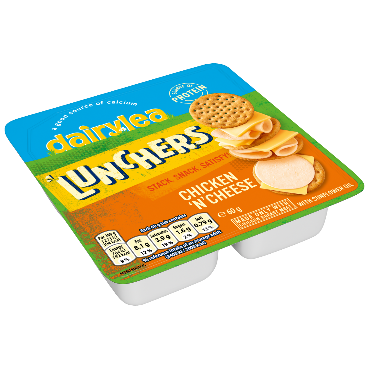 Dairylea Lunchers Chicken ‘N’ Cheese Cheese Snack 60g