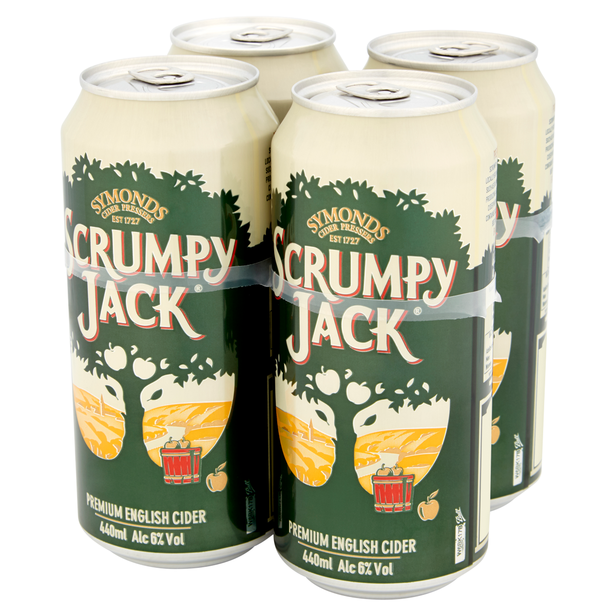 Scrumpy Jack Premium British Cider 4 x 440ml Cans