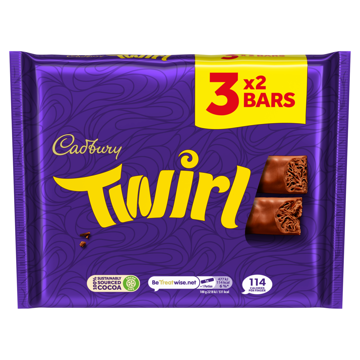 Cadbury Twirl Bars 3 x 43g (129g)