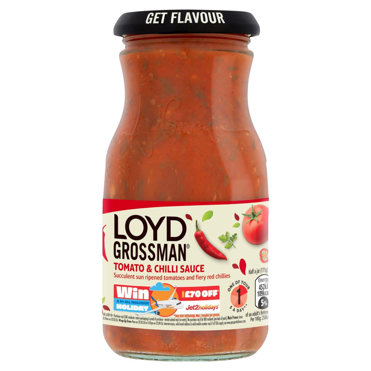 Loyd Grossman Tomato & Chilli Sauce 350g
