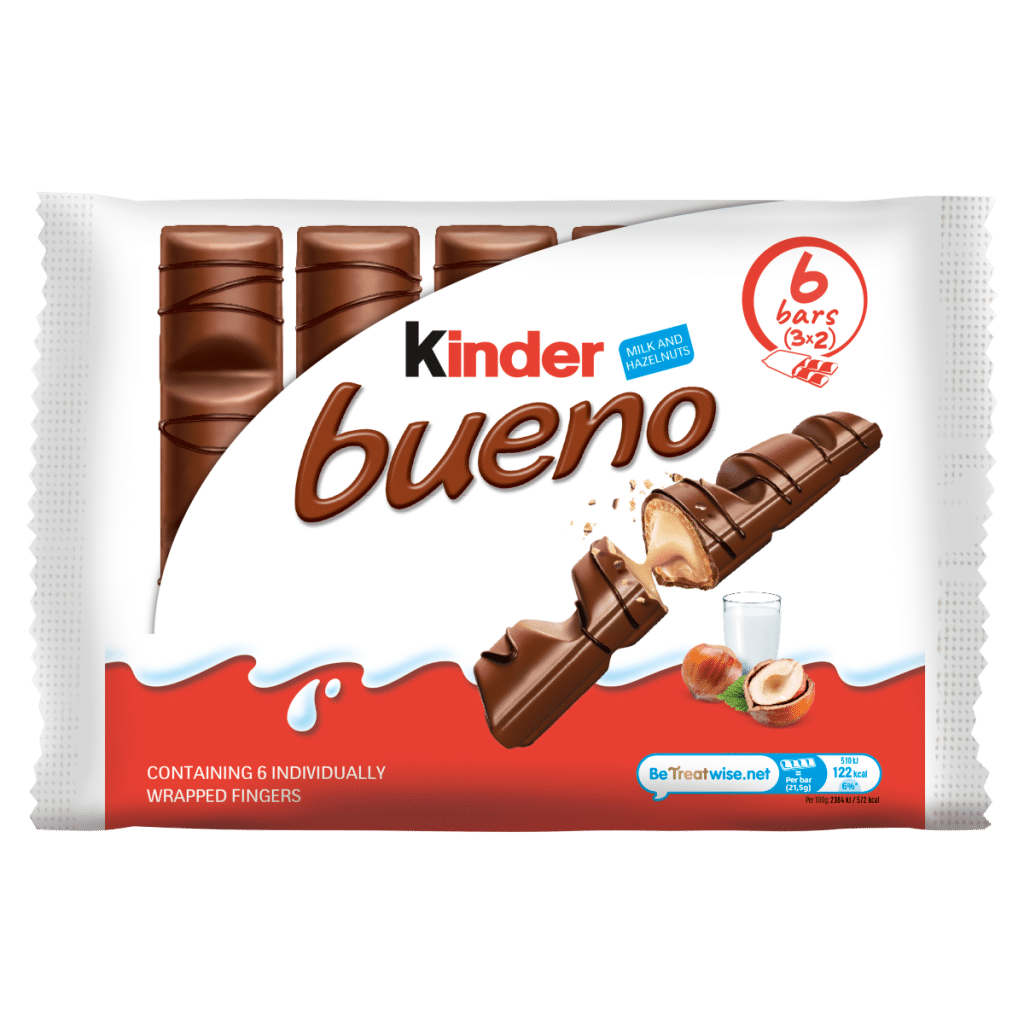 Kinder Milk & Hazelnuts Bueno Bars 3 x 43g