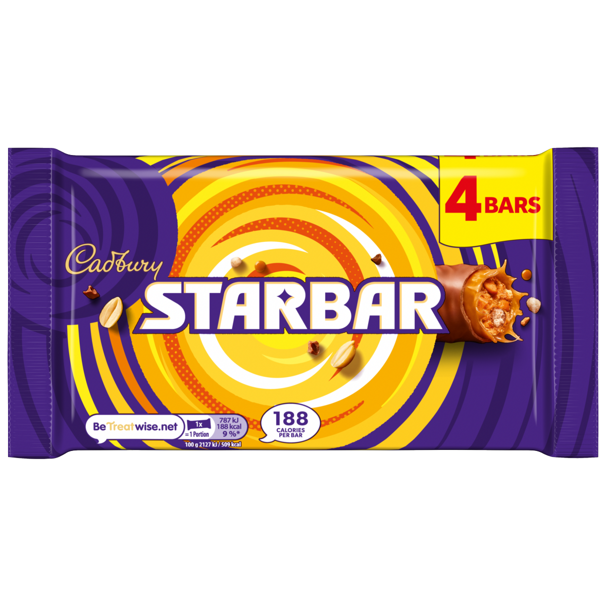 Cadbury Starbar Chocolate 4 Pack Multipack 148g (4 x 37g)