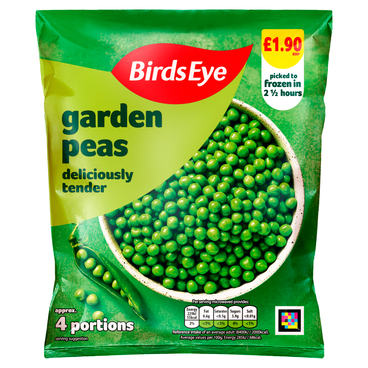 Birds Eye Garden Peas 375g