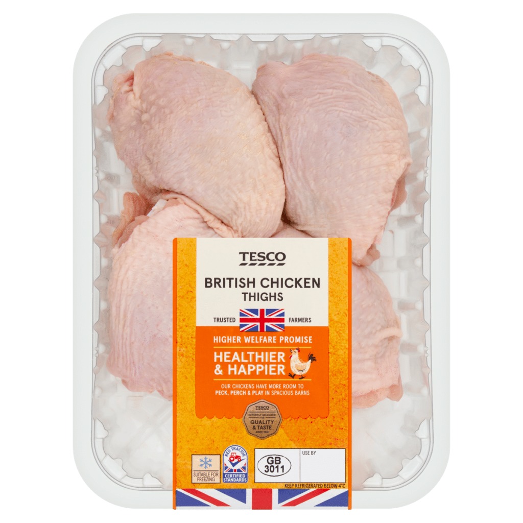 Tesco British Chicken Thighs 600g