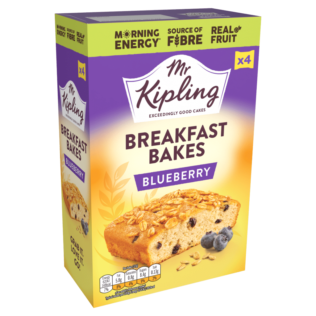 Mr Kipling 4 Breakfast Bakes Blueberry