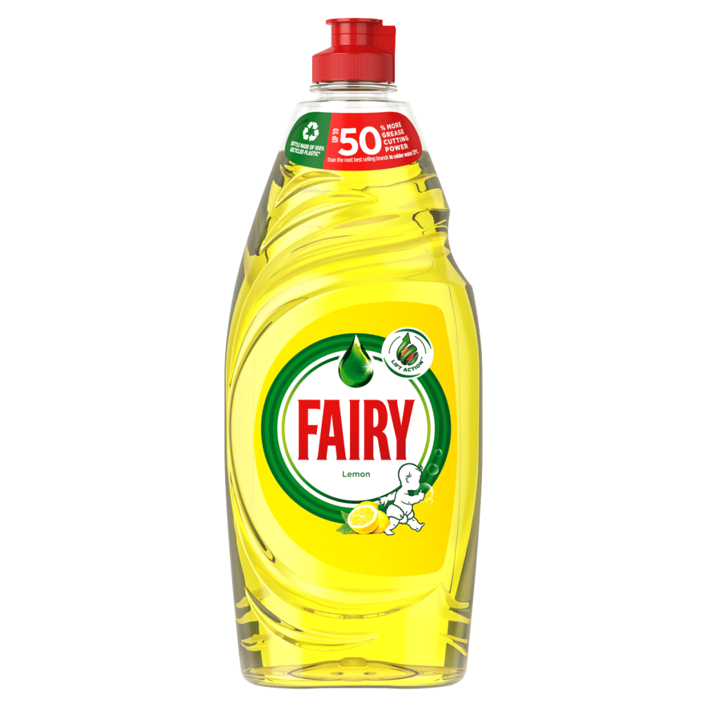 Fairy Washing Up Liquid Lemon with LiftAction 654 ML
