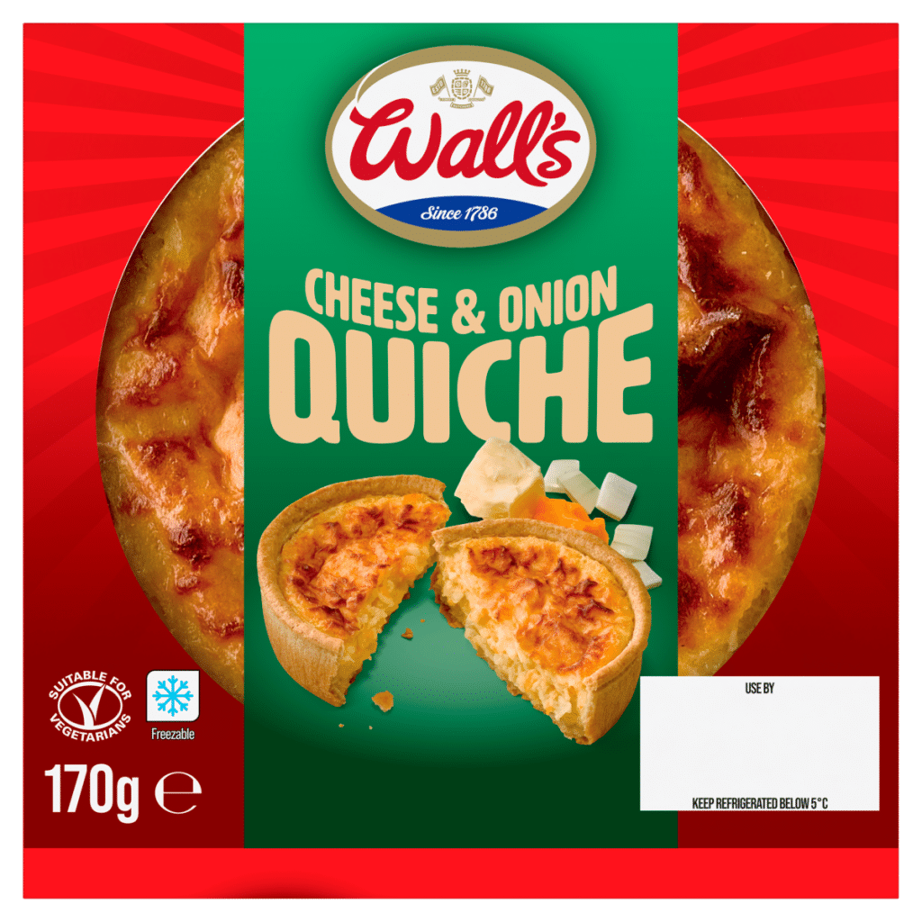 Wall’s Cheese & Onion Quiche 170g
