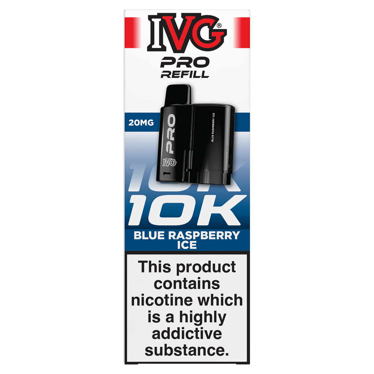 IVG Pro Refills Blue Raspberry Ice 20mg/ml