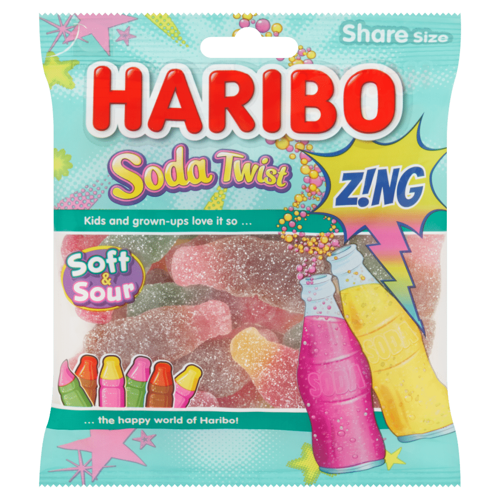 Haribo Soda Twist Zing 175g