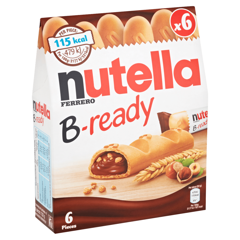Nutella B-Ready 6 Ferrero 132g