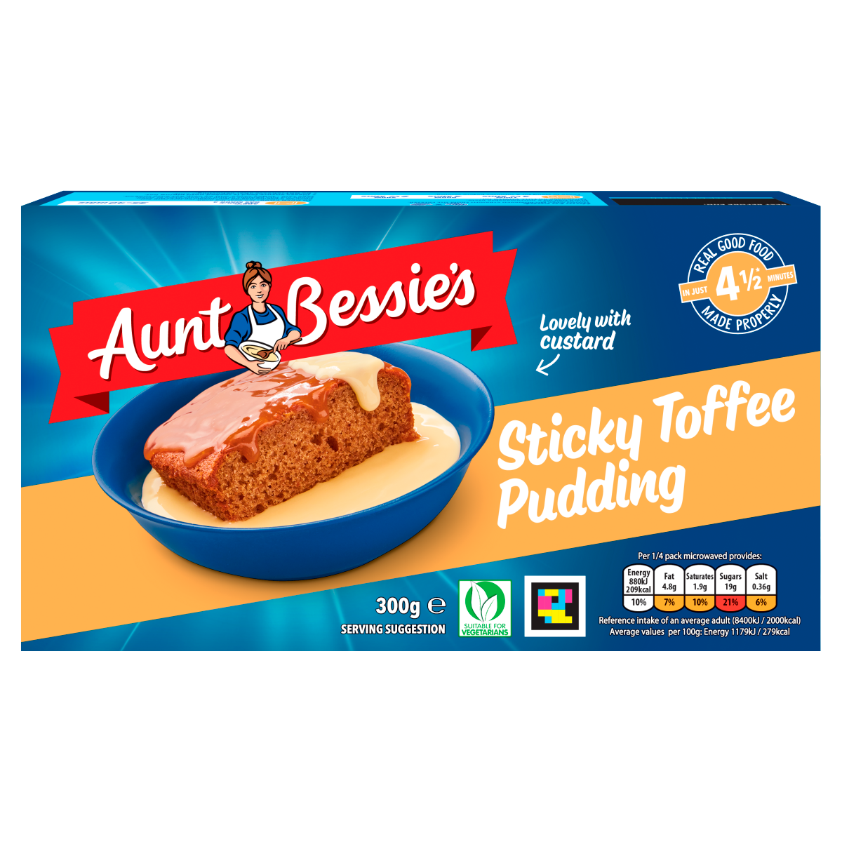 Aunt Bessie’s Sticky Toffee Pudding 300g