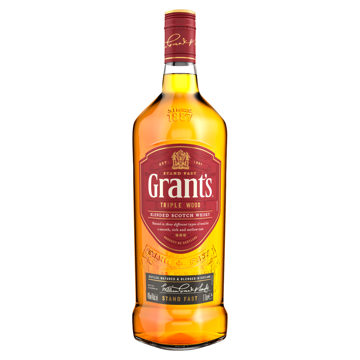 Grant’s Triple Wood Blended Scotch Whisky 1 Litre