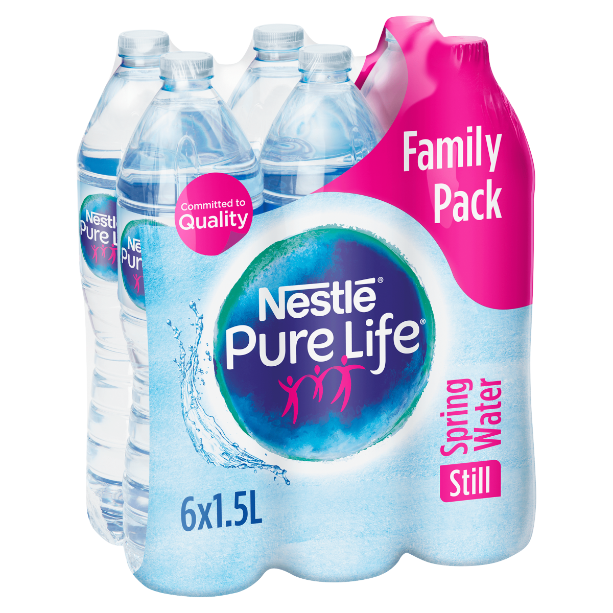 Nestle Pure Life Still Spring Water 6 x 1.5L