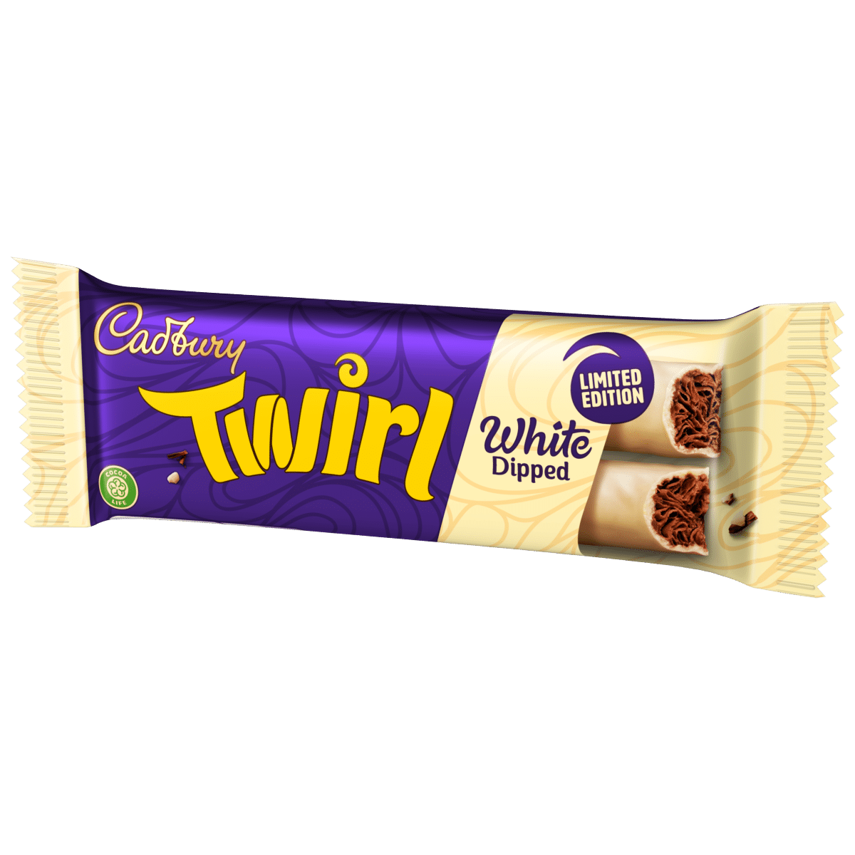 Cadbury Twirl White Dipped Chocolate Bar 43 g