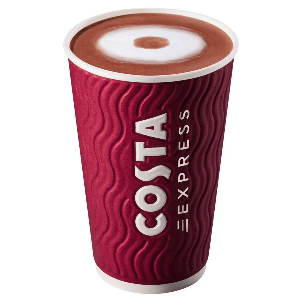 Costa Coffee Regular Hot Chocolate + Syrup 340ml