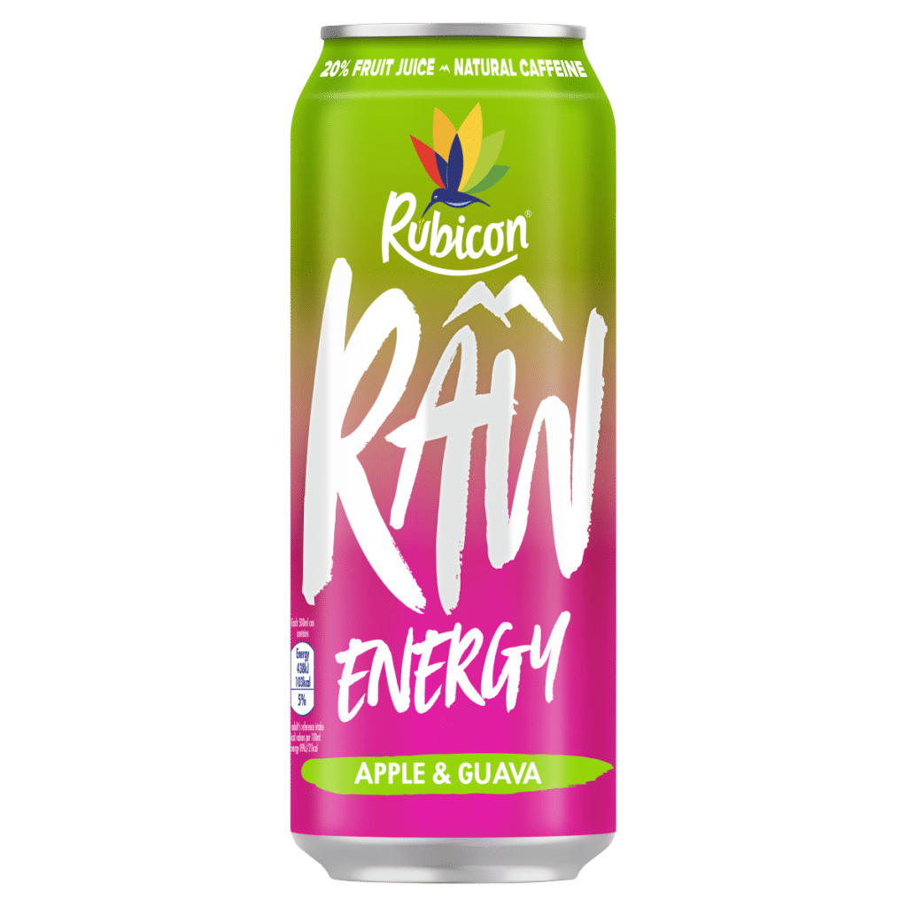 Rubicon Raw Energy Apple & Guava 500ml