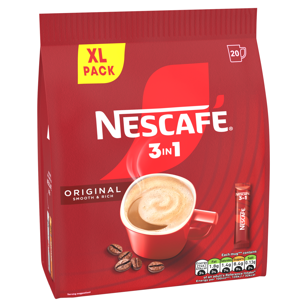 Nescafe 3 in 1 Original 20 x 16g (320g)