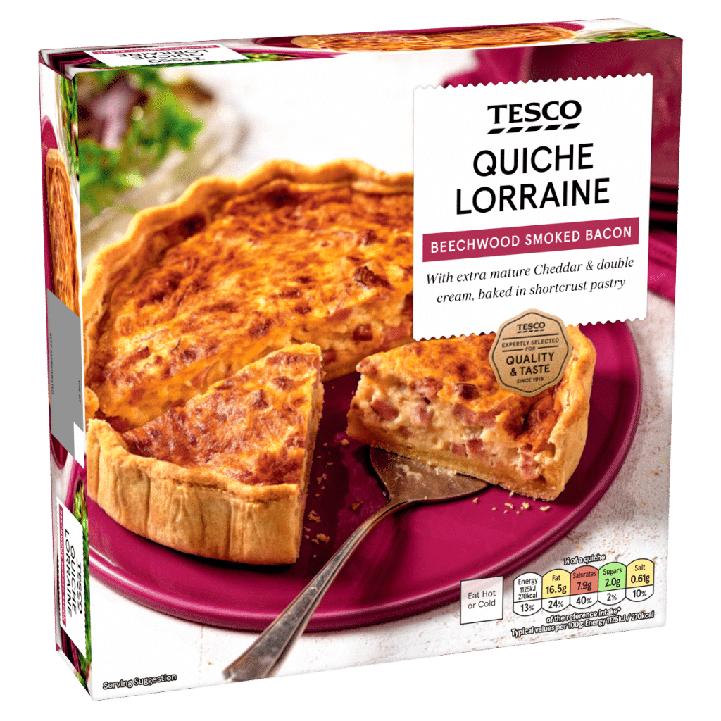 Tesco Quiche Lorraine 400g