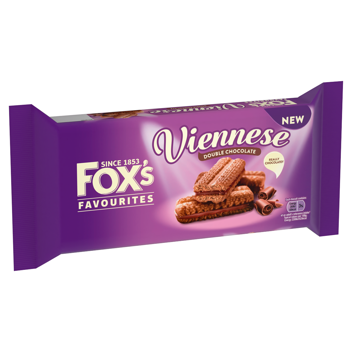 Fox’s Viennese Double Chocolate 120g