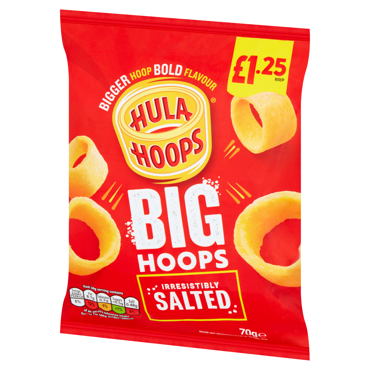 Hula Hoops Big Hoops Irresistibly Salted 70g