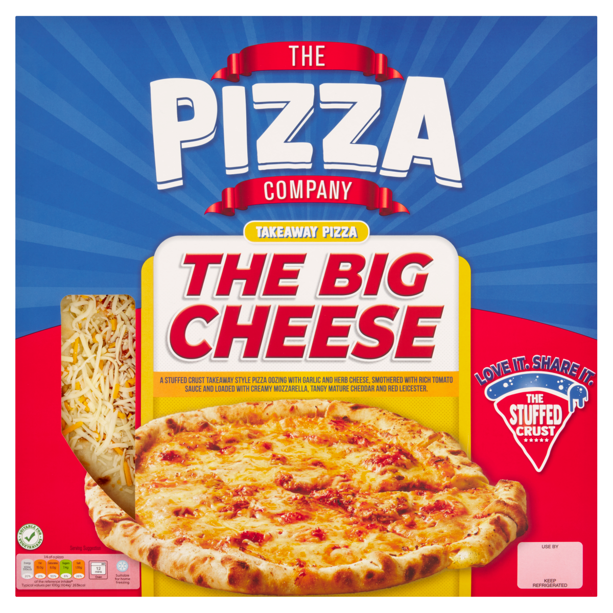 The Pizza Company The Big Cheese Takeaway Pizza 611g