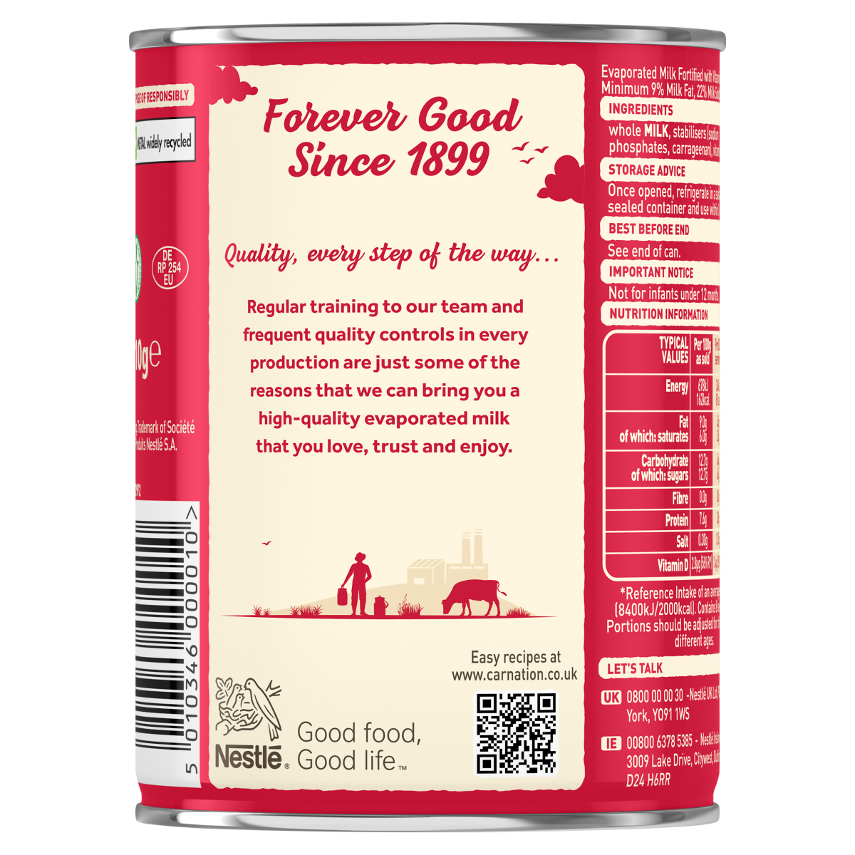 Carnation Evaporated Milk 410g