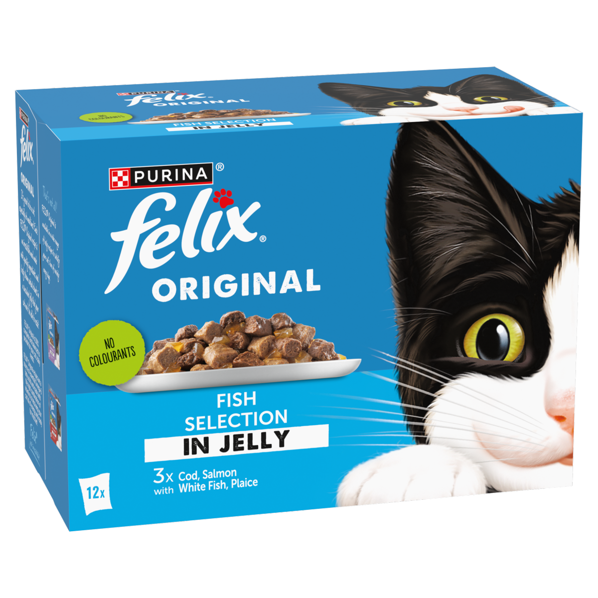FELIX Original Fish Selection in Jelly Wet Cat Food 12x85g