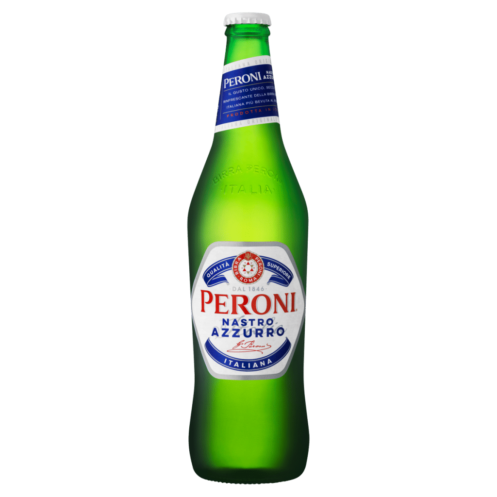 Peroni Nastro Azzurro Lager Beer Bottle 620ml