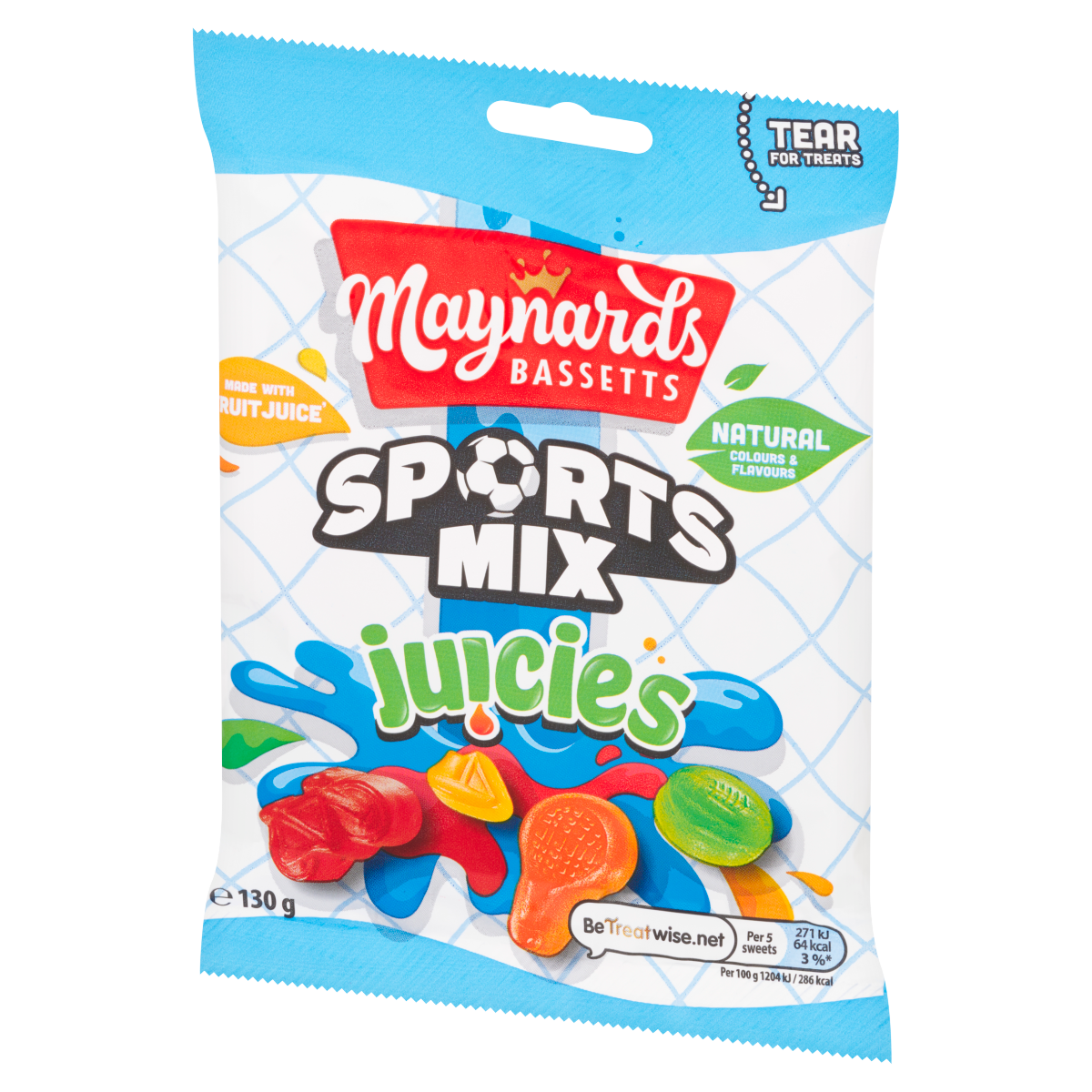 Maynards Bassetts Sports Mix Juicies 130g