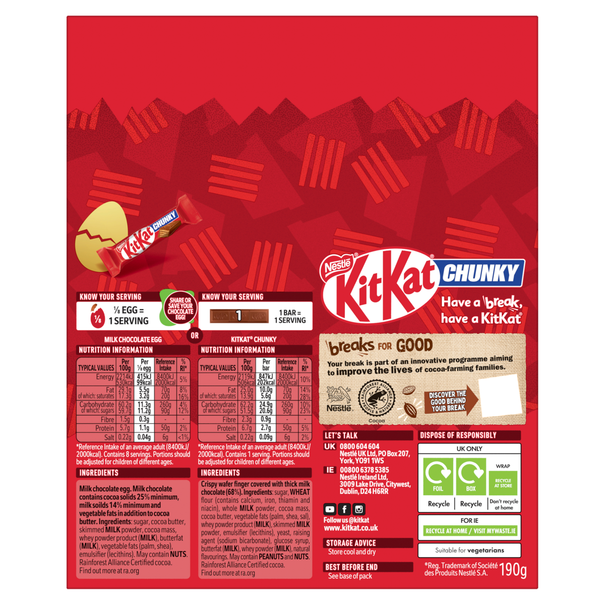 KitKat Chunky 190g