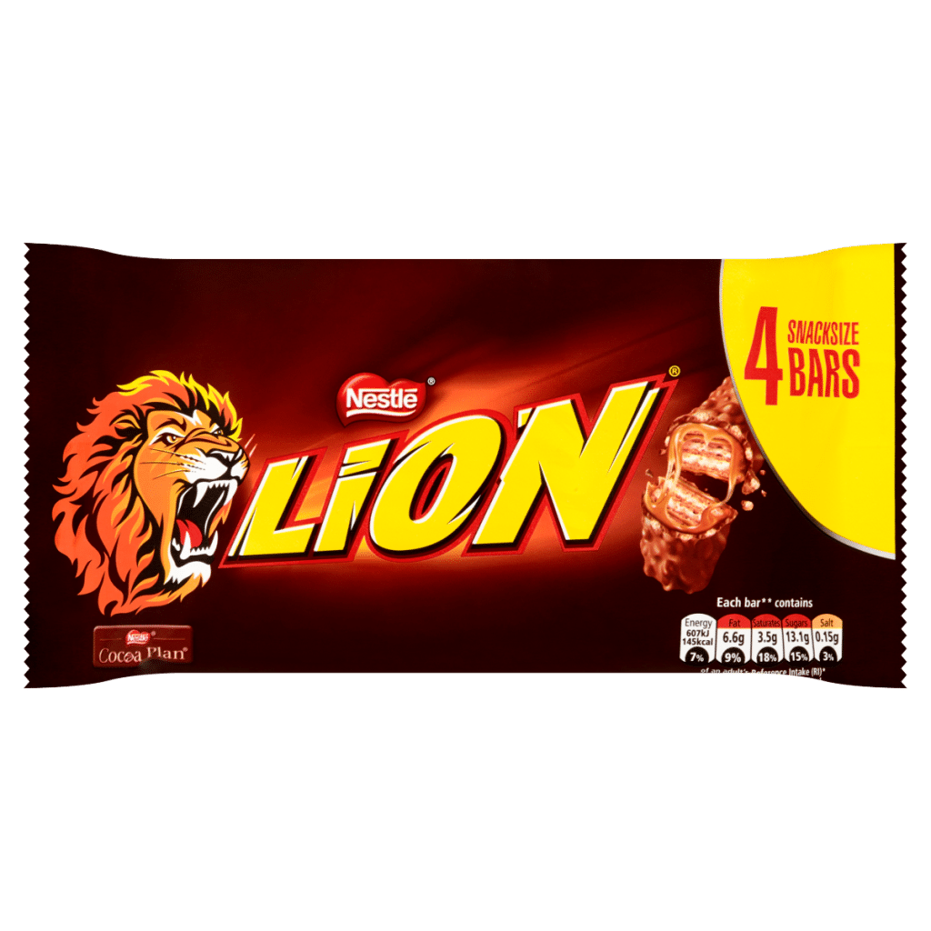 Lion Milk Chocolate Bar Multipack 30g 4 Pack