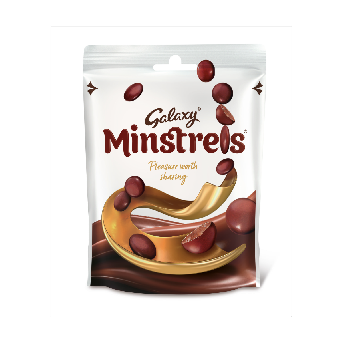 Galaxy Minstrels Milk Chocolate Buttons Pouch Bag 125g