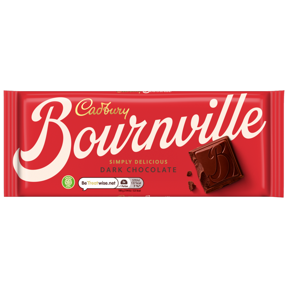 Cadbury Bournville Classic Dark Chocolate Bar 180g