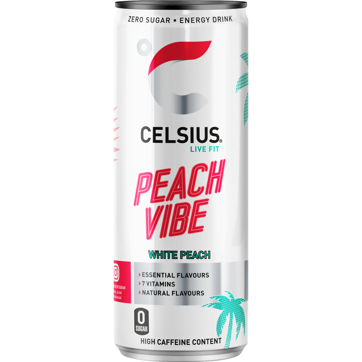 Celsius Peach Vibe Energy Drink 355ml