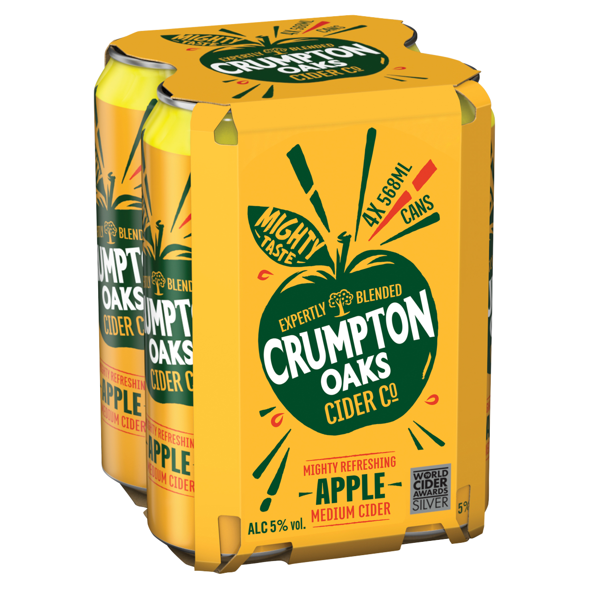 Crumpton Oaks Cider Co Apple Medium Cider 4 x 568ml