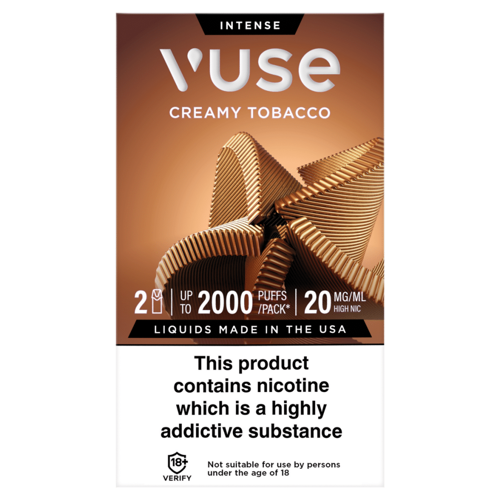 vuse crema flavor Creamy Tobacco 20mg/ml project filter Geekvape Aegis Hero Kit Resistance:0.9 ohm Mesh
