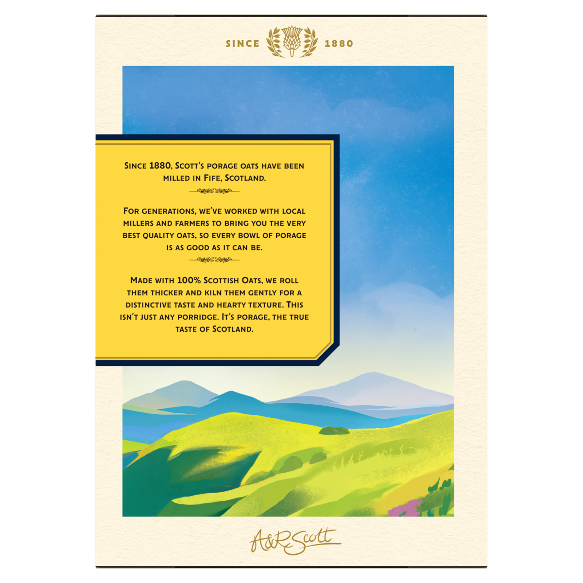 Scott’s Porage Original Porridge Oats1kg