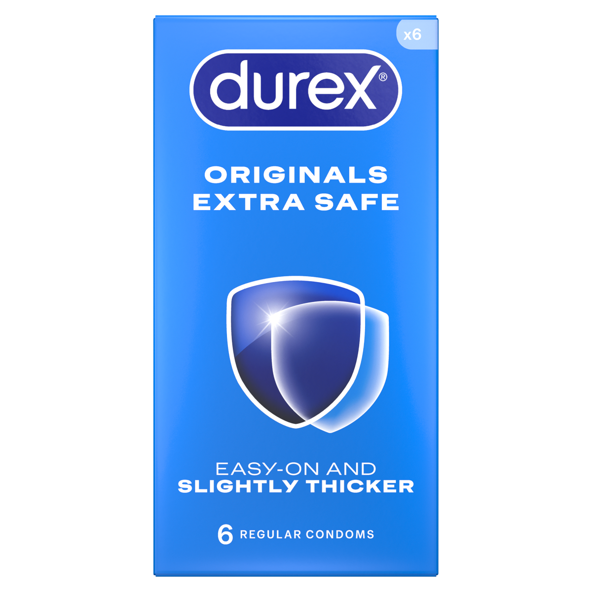 Durex 6 Regular Fit Originals Extra Safe Condoms