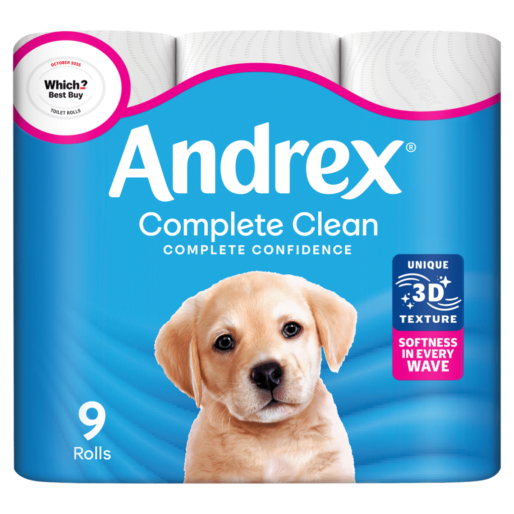 Andrex Complete Clean 9 Rolls