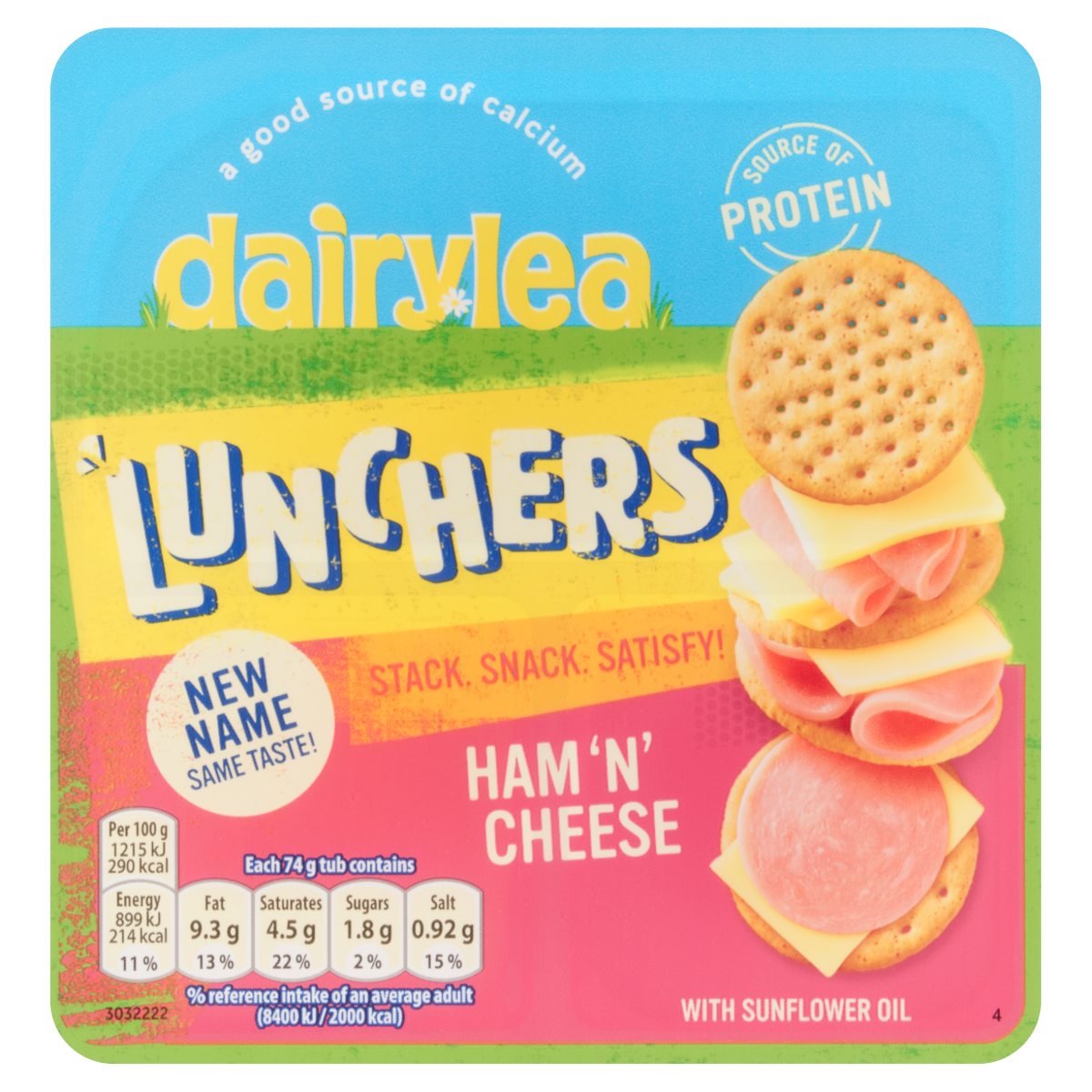 Dairylea Lunchers Ham’ N’ Cheese 74g