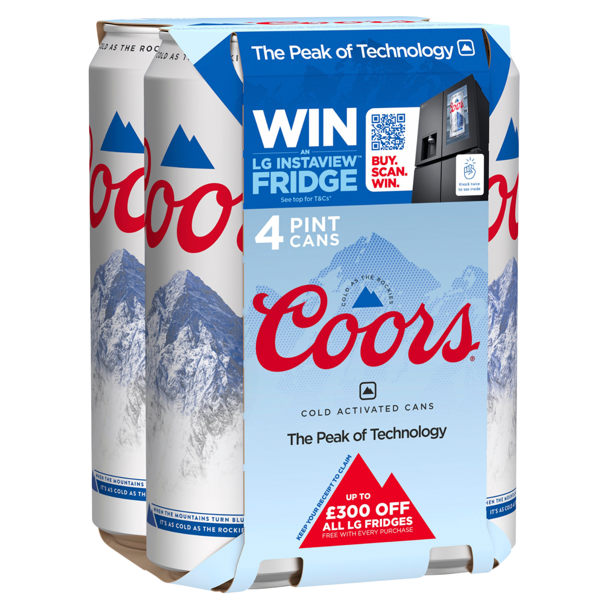 Coors 4 x 568ml