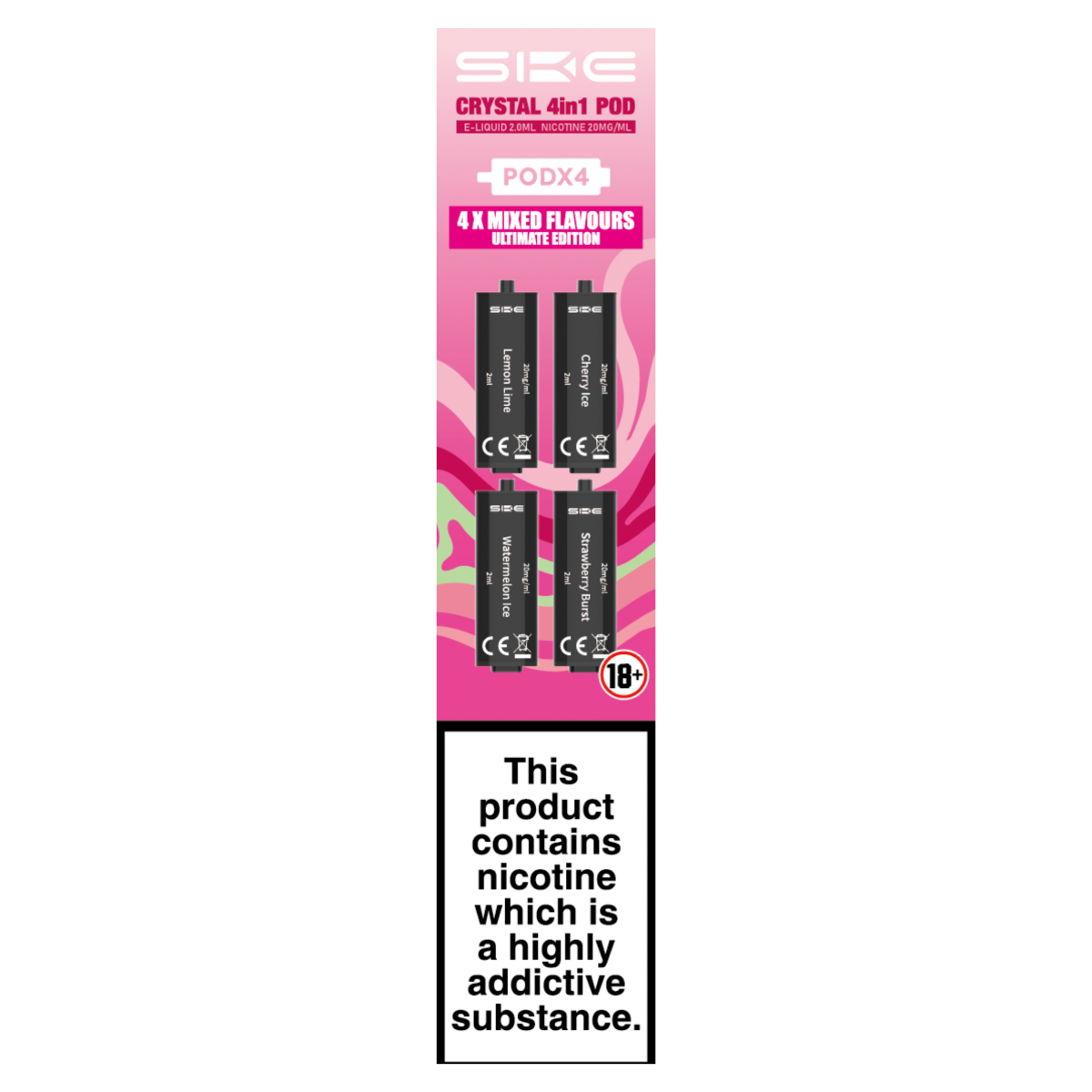 SKE 4 Mixed Flavours Ultimate Edition Crystal 4in1 Pod