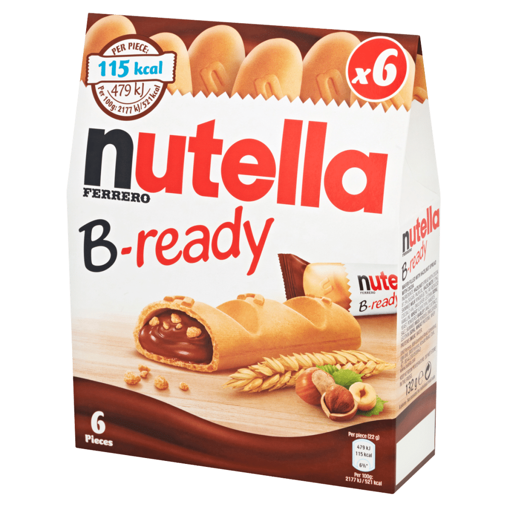 Nutella B-Ready 6 Ferrero 132g