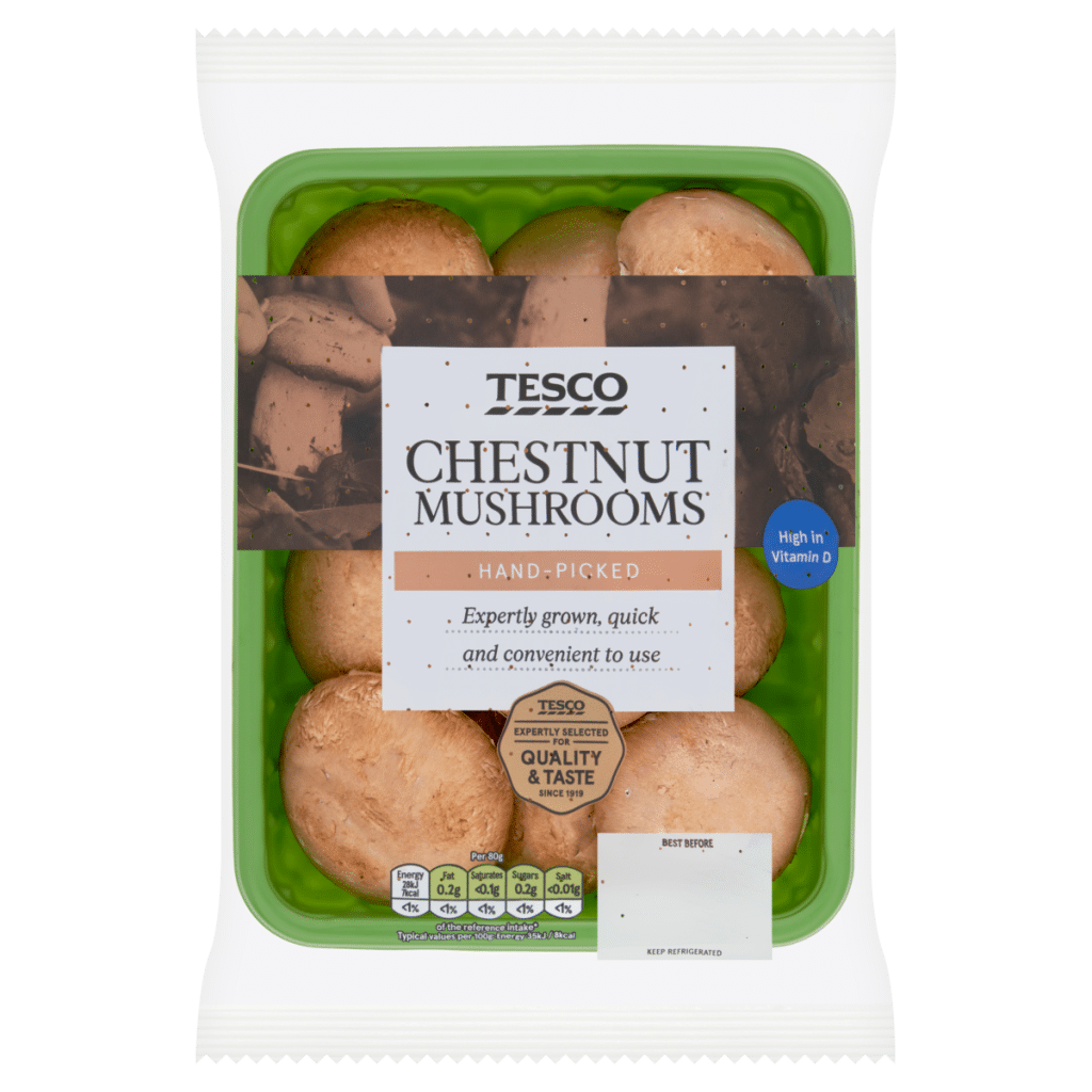 Tesco Chestnut Mushrooms 250g