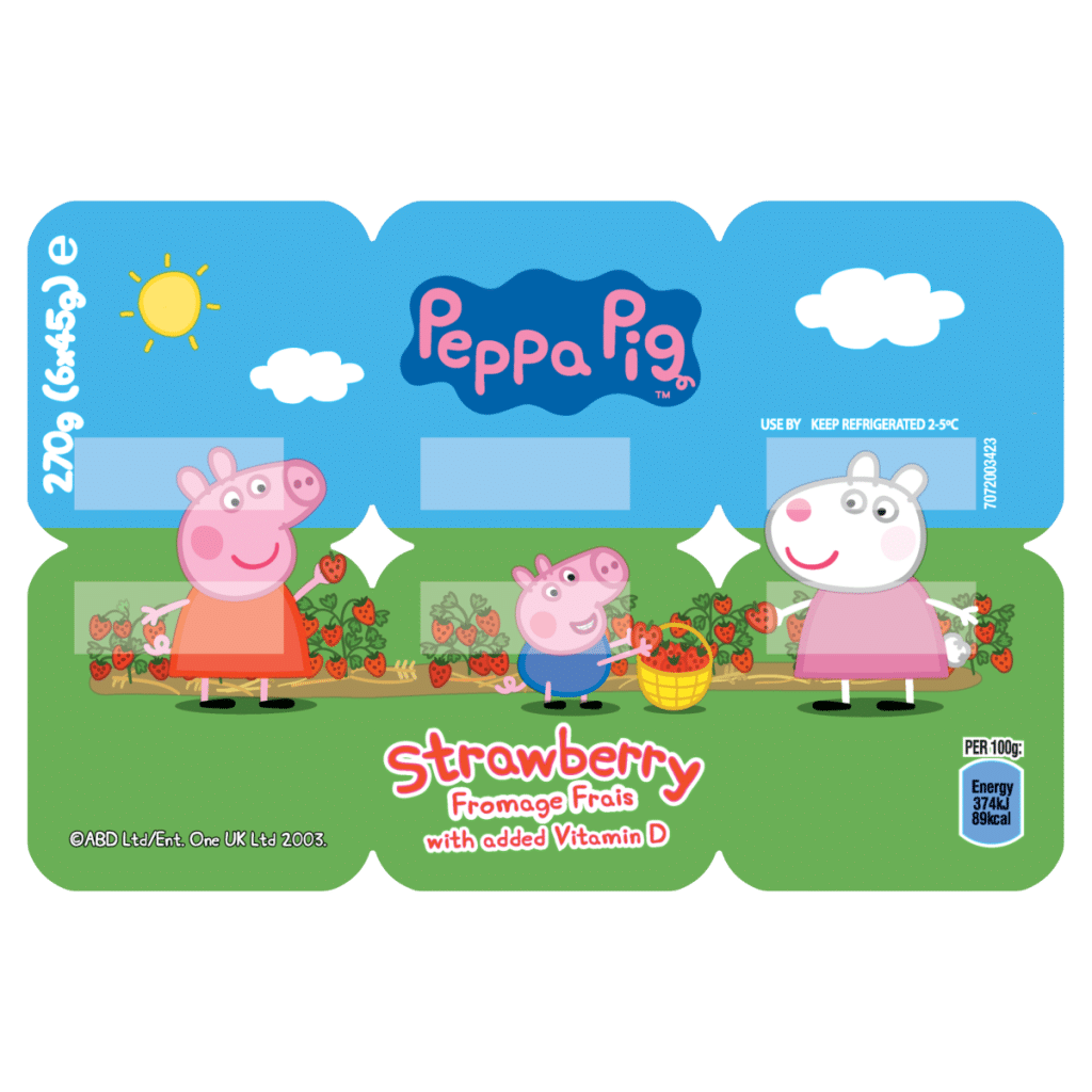 Peppa Pig Strawberry Fromage Frais 45g