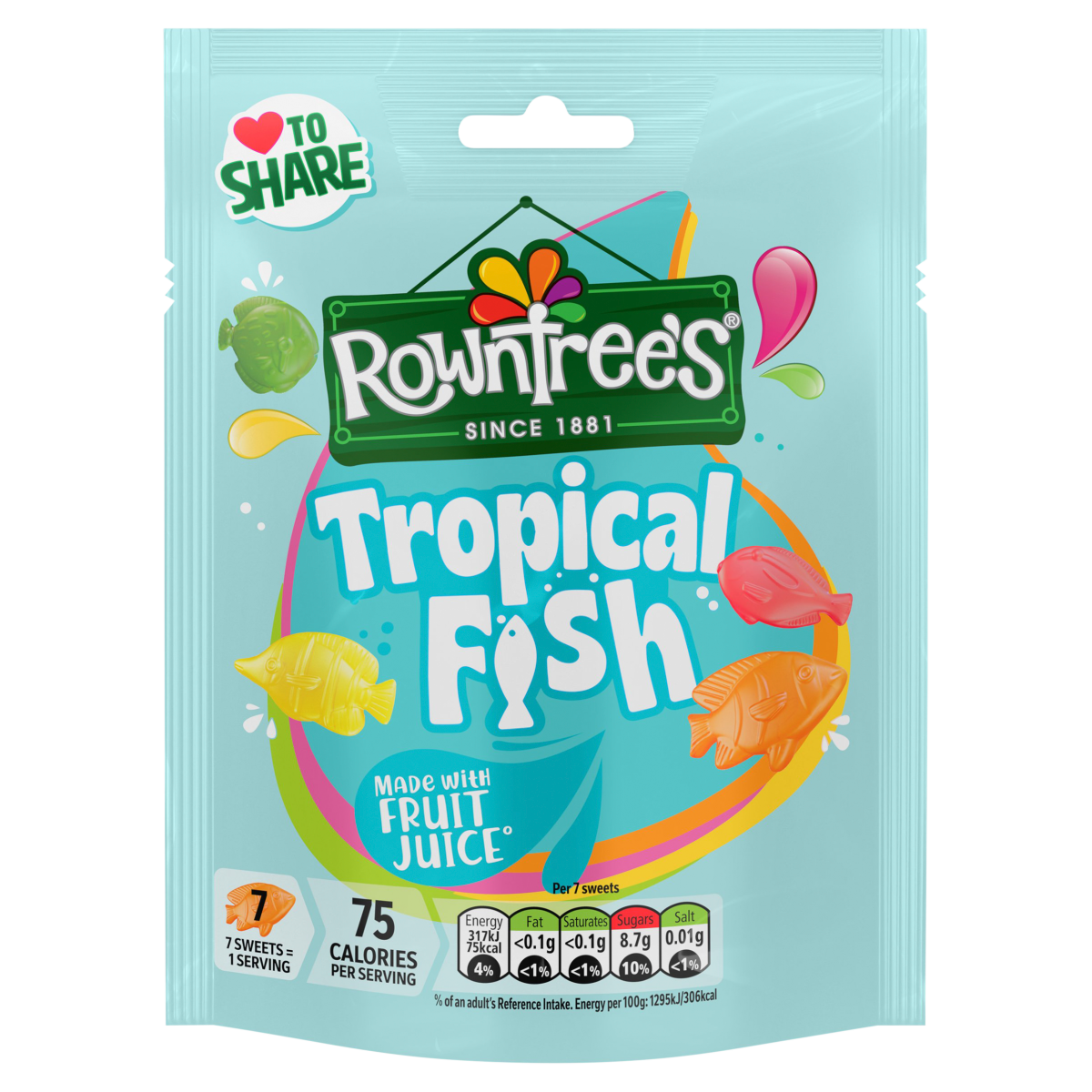 Rowntree’s Tropical Fish 115g