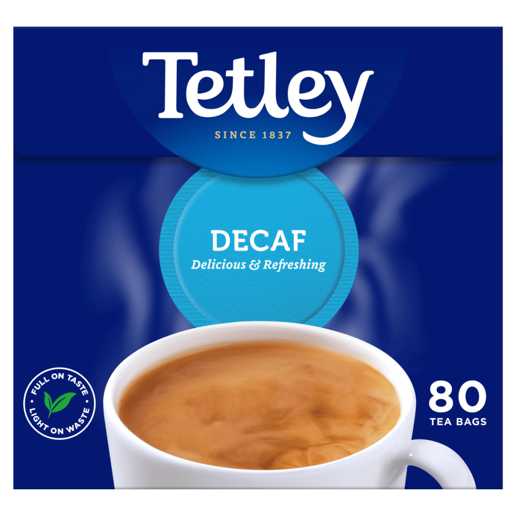 Tetley 80 Decaf Tea Bags 250g