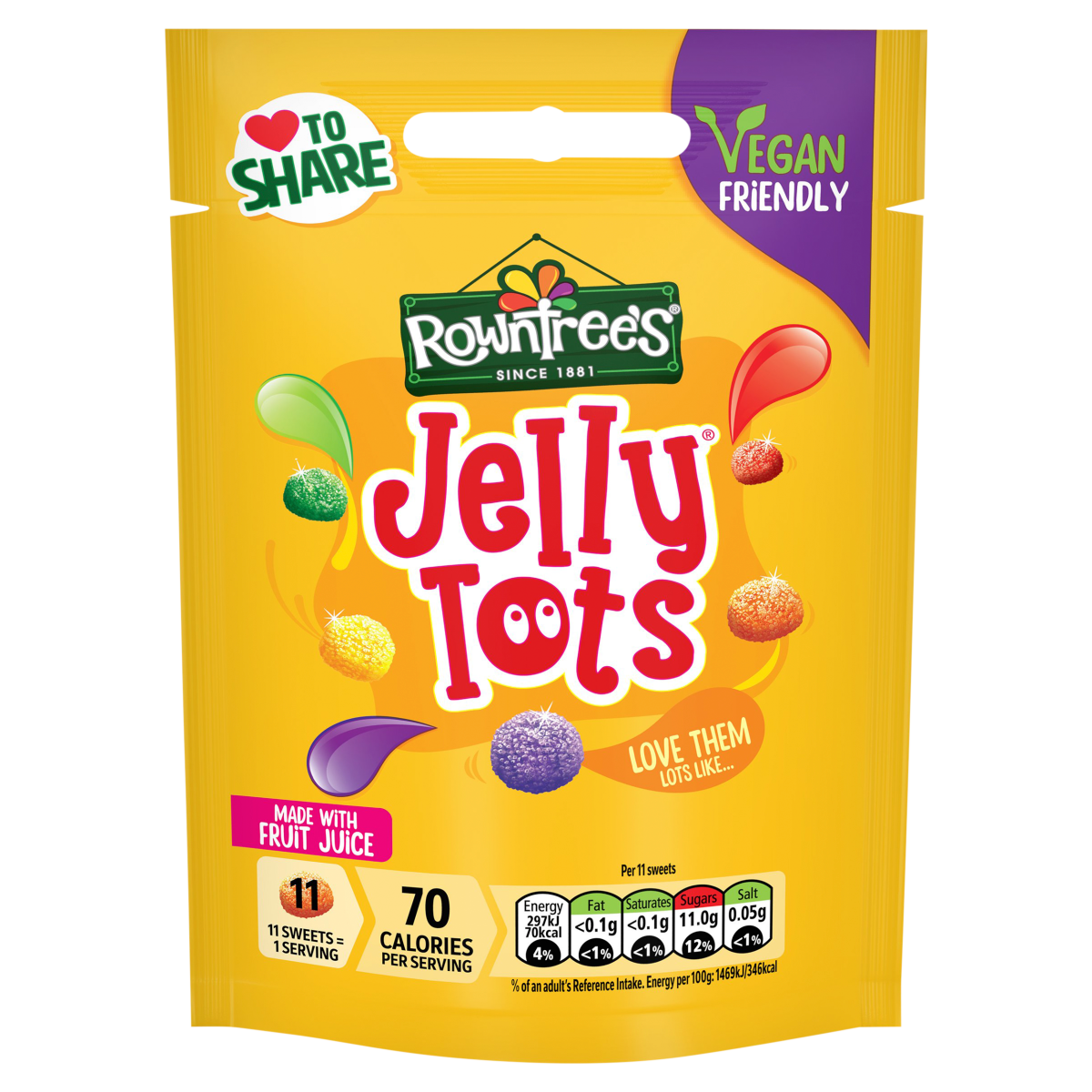 Rowntree’s Jelly Tots 150g